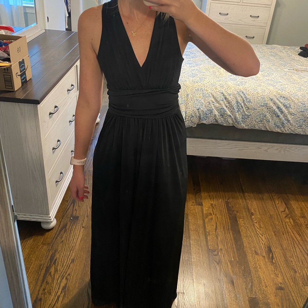 Long Black Express Dress